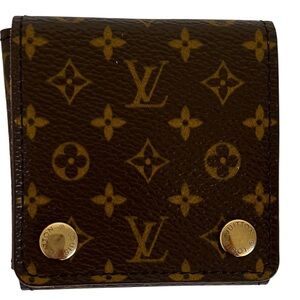 Louis Vuitton Monogram Jewelry Case Accessory Vintage 2004 France